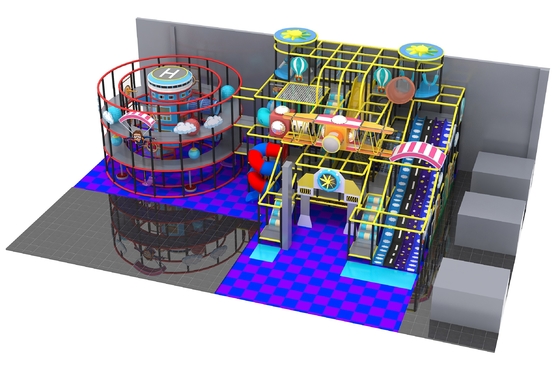 Materiaal met vier niveaus van de Opvang het Binnenspeelplaats, 6M Playground With Ball Kuil