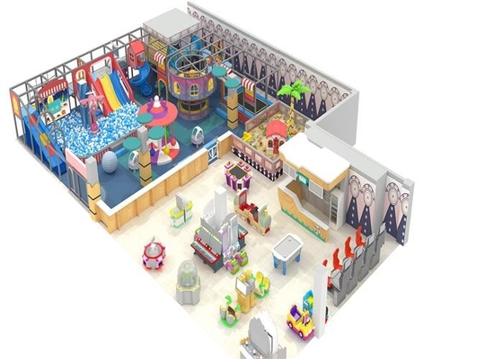 Aangepaste van de het Materiaalspeelplaats van het Spelpark de Balpool met de Machine van het Jonge geitjesspel