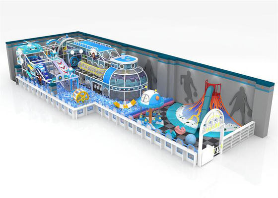 ODM de Structurenjonge geitjes Volcano Climbing With Slide van het Ontwerp Commerciële Binnenspel